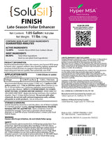 SoluSil® FINISH - mMSA Late Season Foliar Enhancer 1 Gallon / 4 Liter (2 Pack 2G/8L) 20 Acre/ 8 Ha