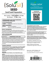 SoluSil® SEED- mMSA Seed Soak Prep 1 Gallon / 4 Liter (2 Pack 2G/8L)